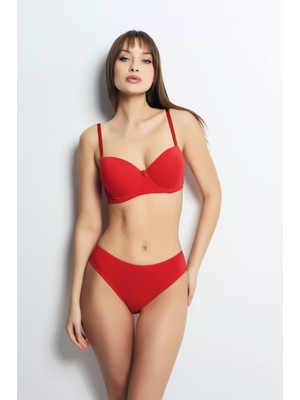 Wiolina White Lady Andromeda Dantelli Desenli Transparan Bralet Takım