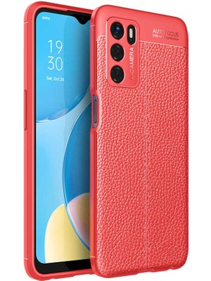 Tasopay Oppo A16 Uyumlu Kılıf Deri Silikon Yüzey Darbe Korumalı Soft Yapı Case Cover Çiziklerden Kirden ve Darbeden Korumalı Kılıf