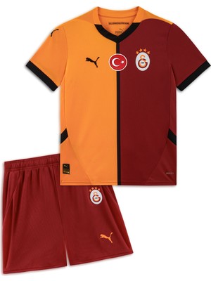 Puma Düz Kırmızı - Sarı Erkek Eşofman Takımı 77966801-GSK Home Minikit W/o S W/o