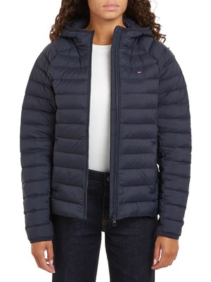 Tommy Hilfiger Lacivert Kadın Şişme Mont Sporty Lw Down Jacket