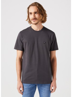 Wrangler Gri Erkek T-Shirt W7NM203877 Gri T-Shirt