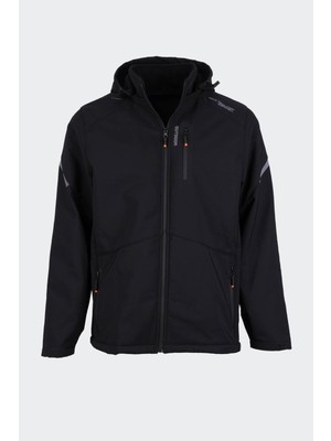 Jack Paul Jackpaul Erkek Mont Siyah Softshell 01