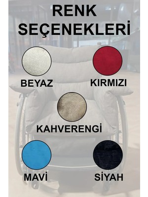 Butik Kahverengi - Tekerlekli Sandalye Minderi, Hasta Bakım Minderi, Lüx Bakım Minderi