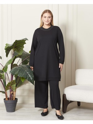 FERACE Kadın Büyük Beden Ikili Takım