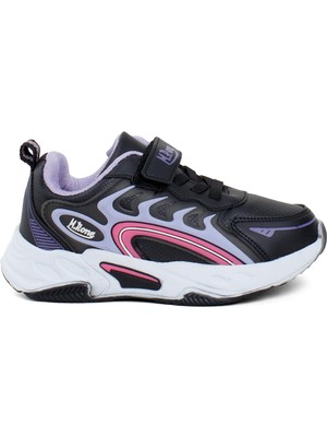 M.P. M.p 242-3357FT Filet Kız Çocuk Sports Casual Ayakkabı Siyah - Mor