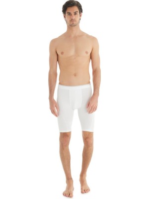 Tender Cotton Uzun Paça Beyaz Boxer C0T3N2O9