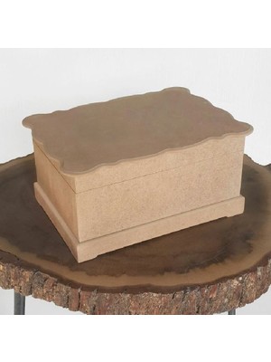 Altınyapı Hobi Market Katlı Dikiş / Makyaj Kutusu Mdf Boyasız