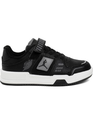 Cool Cool King Kısa Filet Erkek Çocuk Klasik Sneaker Siyah