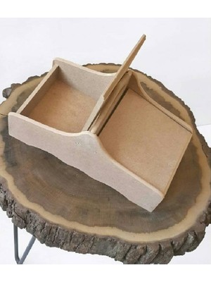 Altınyapı Hobi Market Üstten Açmalı Dikiş / Makyaj Kutusu Mdf Boyasız