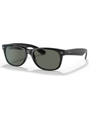 Ray-Ban New Wayfarer RB 2132 901/58 55 Siyah Unisex Güneş Gözlüğü Polarize Lens ve UV Koruma Özellikli
