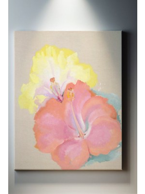 Suala Isimsiz Hibiskus Çiçeği Tablosu-2012