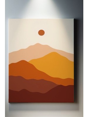 Suala Soyut Tepeler Ve Güneş Tablosu-1937