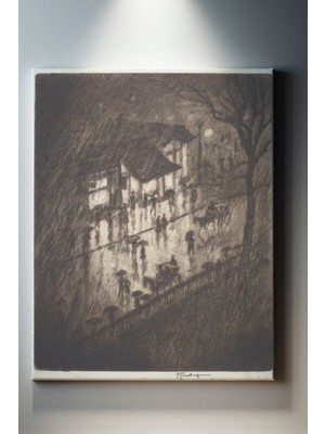 Suala Yağışlı Cadde Tablosu-2149