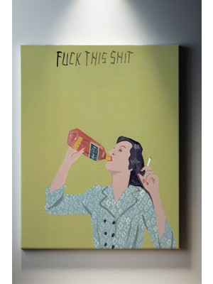 Suala Boşvermiş Kadın Tablosu-2028