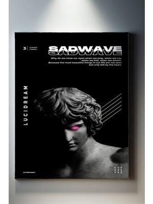 Suala Üzgün Dalga Modern Tablo-1891