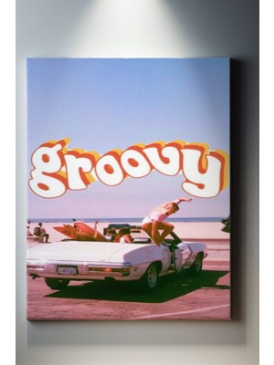 Suala Deniz Kenarıda Eğlenen Çılgınlar Tablosu-2164