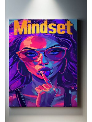 Suala Pop Art Kadın Portresi Tablosu-1861