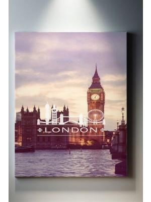 Suala Londra Saat Kulesi Manzaralı Tablo-1530