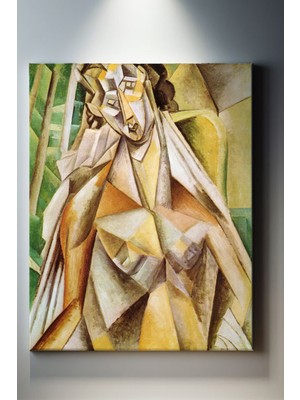 Suala Ünlü Oturan Kadın Tablosu-1808