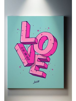 Suala Love Yazılı Tablo-1713