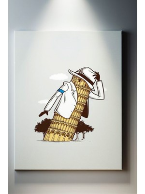 Suala Pisa Kulesi Illüstrasyon Tablosu-1579