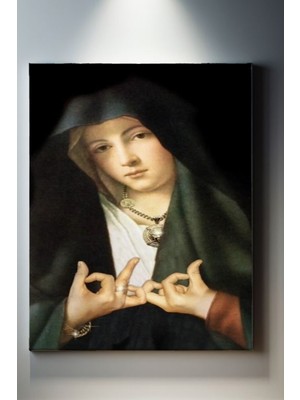 Suala Modern Ve Vintage Kadın Portresi Tablosu-1587