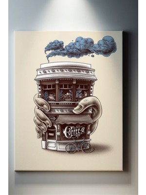 Suala Kahve Dükkanı Tablosu-1914