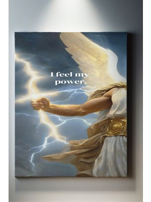 Suala Gücümü Hissediyorum Yazılı Zeus Tablosu-1641