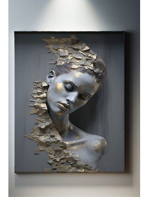 Suala Dekoratif Kadın Heykeli Tablo-1259