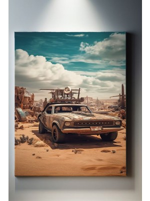 Suala Vadi Çöllerinde Hurda Araç Tablosu-1712