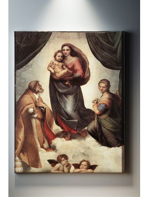 Suala Sistin Meryemi Raffaello Sanzio'nun Tablosu-1726