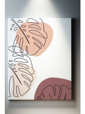 Suala Bu Hem Çiçek Çizgili Tablo-1576