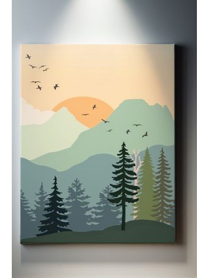 Suala Orman Illüstrasyonu Tablosu-1573