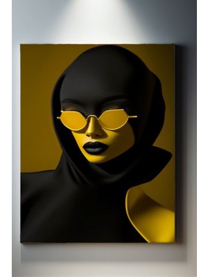 Suala Fütüristik Kadın Portre Tablo-1265