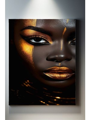 Suala Afrikalı Kadın Portre Tablo-1276