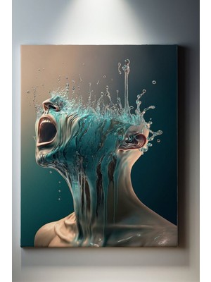 Suala Düşüncelerinde Boğulmak Tablosu-1696