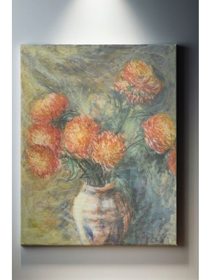 Suala Soyut Çiçekler Tablosu-1827
