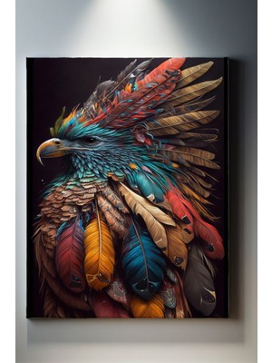 Suala Modern Tropik Papağan Tablosu-1693
