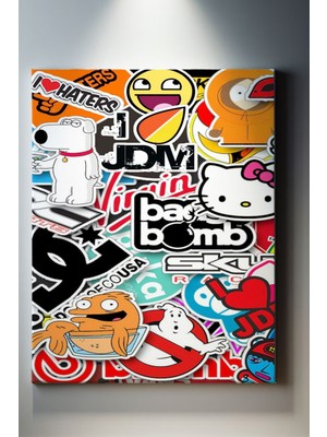 Suala Pop Art Temalı, Modern Tablo-954