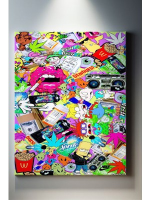 Suala Modern Temalı, Pop Art Tablo-934