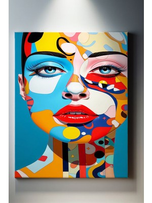 Suala Soyut Temalı, Pop Art Tablo-916