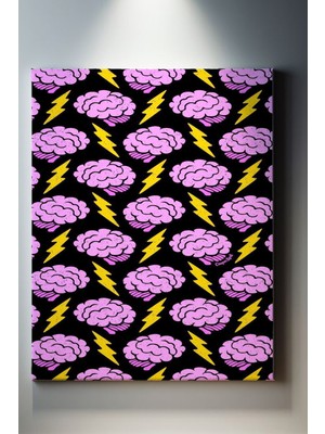 Suala Illüstrasyon Temalı, Beyin Gücü Tablo-937