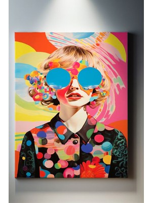 Suala Soyut Temalı Kadın Tablo-1161