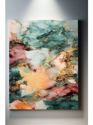 Suala Soyut Temalı, Mermer Desenli Tablo-553