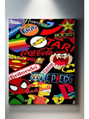 Suala Pop Art Temalı Dekoratif Tablo-1169