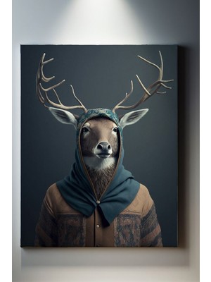 Suala Insan Temalı, Geyik Tablo-892