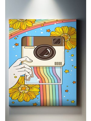 Suala Retro Temalı Dekoratif Tablo-1159