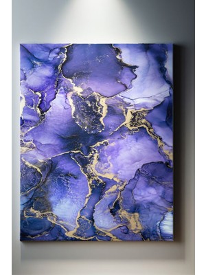 Suala Soyut Temalı, Mermer Desenli Tablo-609