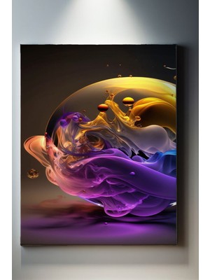 Suala Modern Temalı, Fütüristik Kabarcık Tablo-504