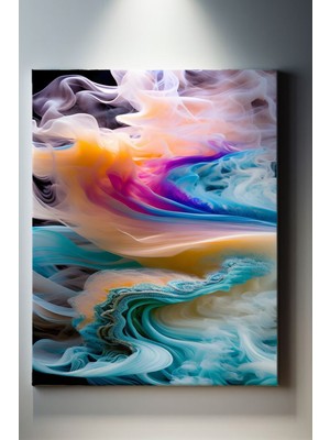 Suala Soyut Temalı, Renk Dumanı Tablo-529